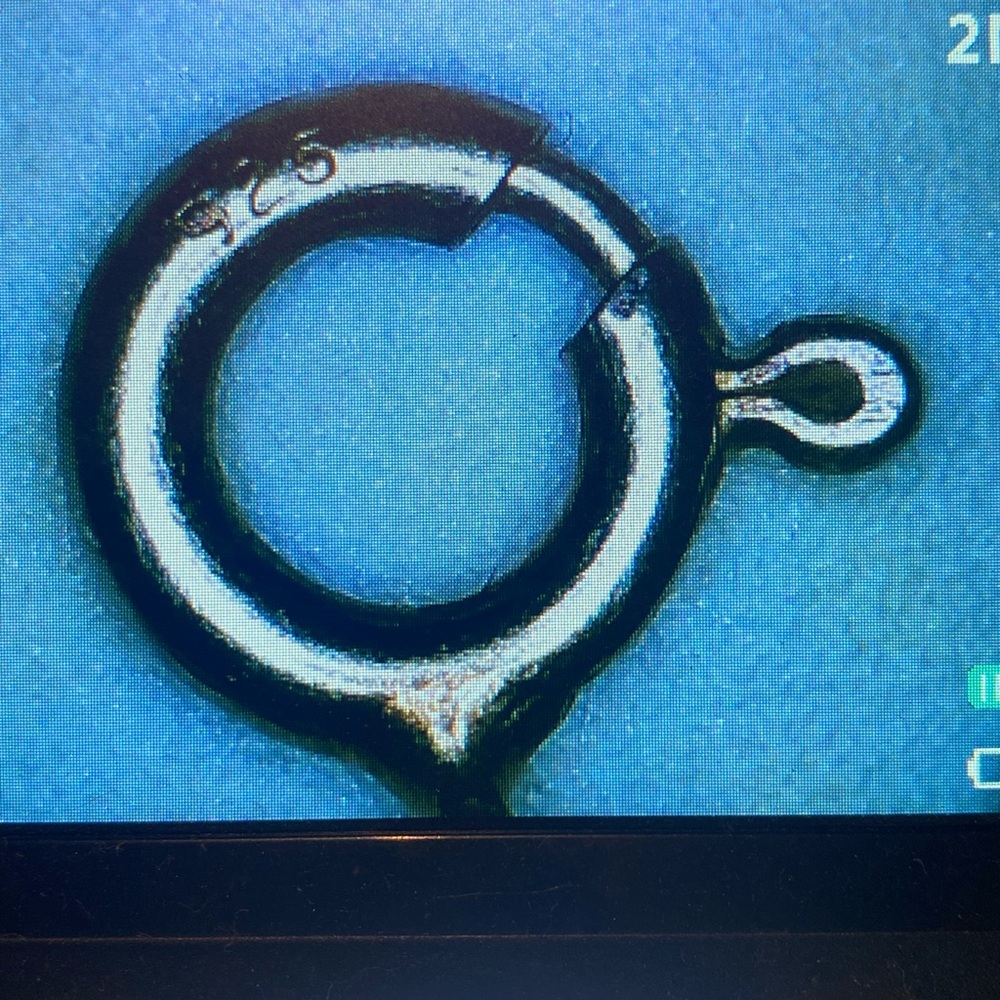 Sterling Silver Interlocking Circles Chain Neckla… - image 5